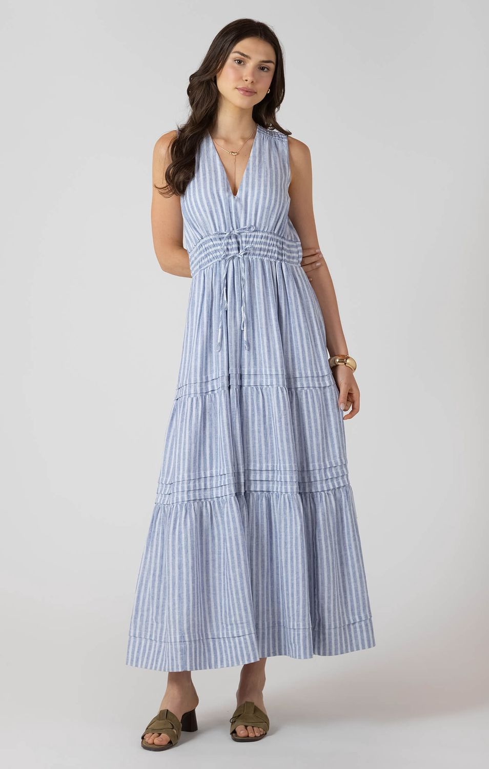 Robe taille plissée 2519