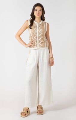 Tricot boutonné sable 7012