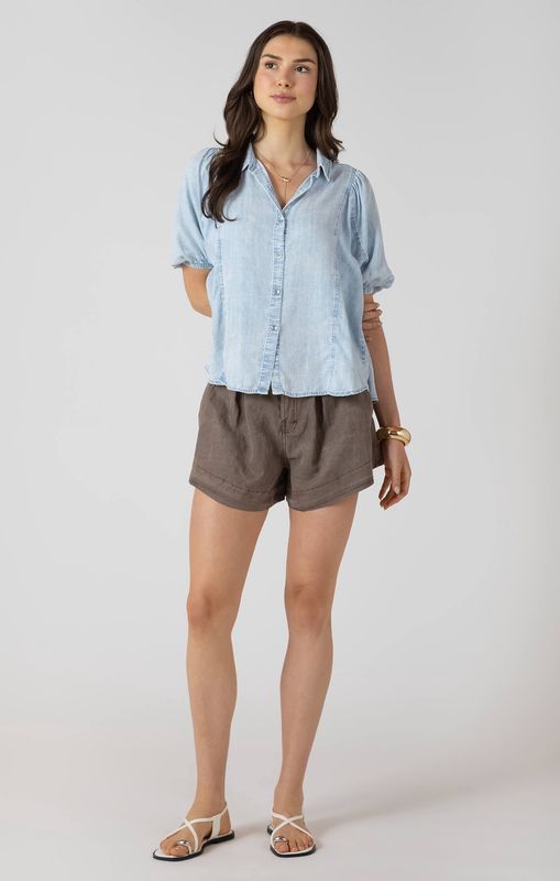 Chemisier à panneau boutonné devant 3720