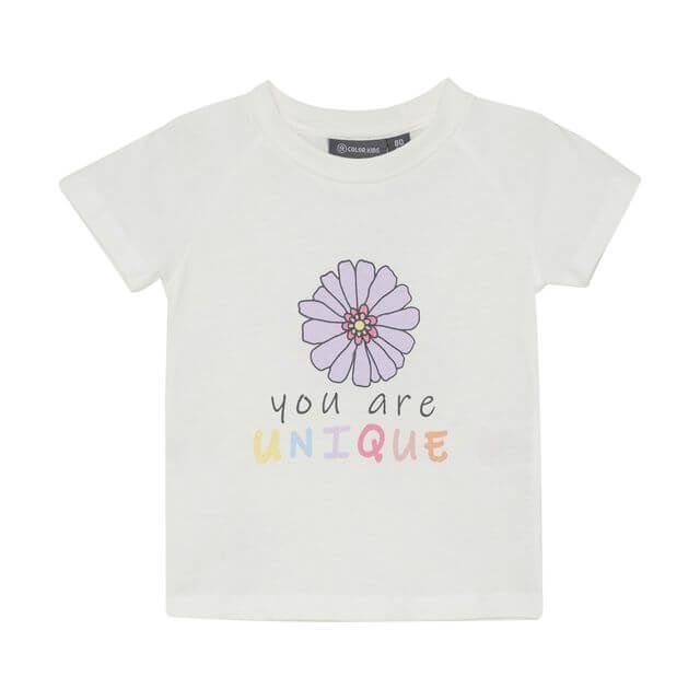 T-shirt blanc You are unique 2533