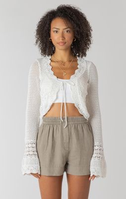 Boléro à crochet à attache devant 7253