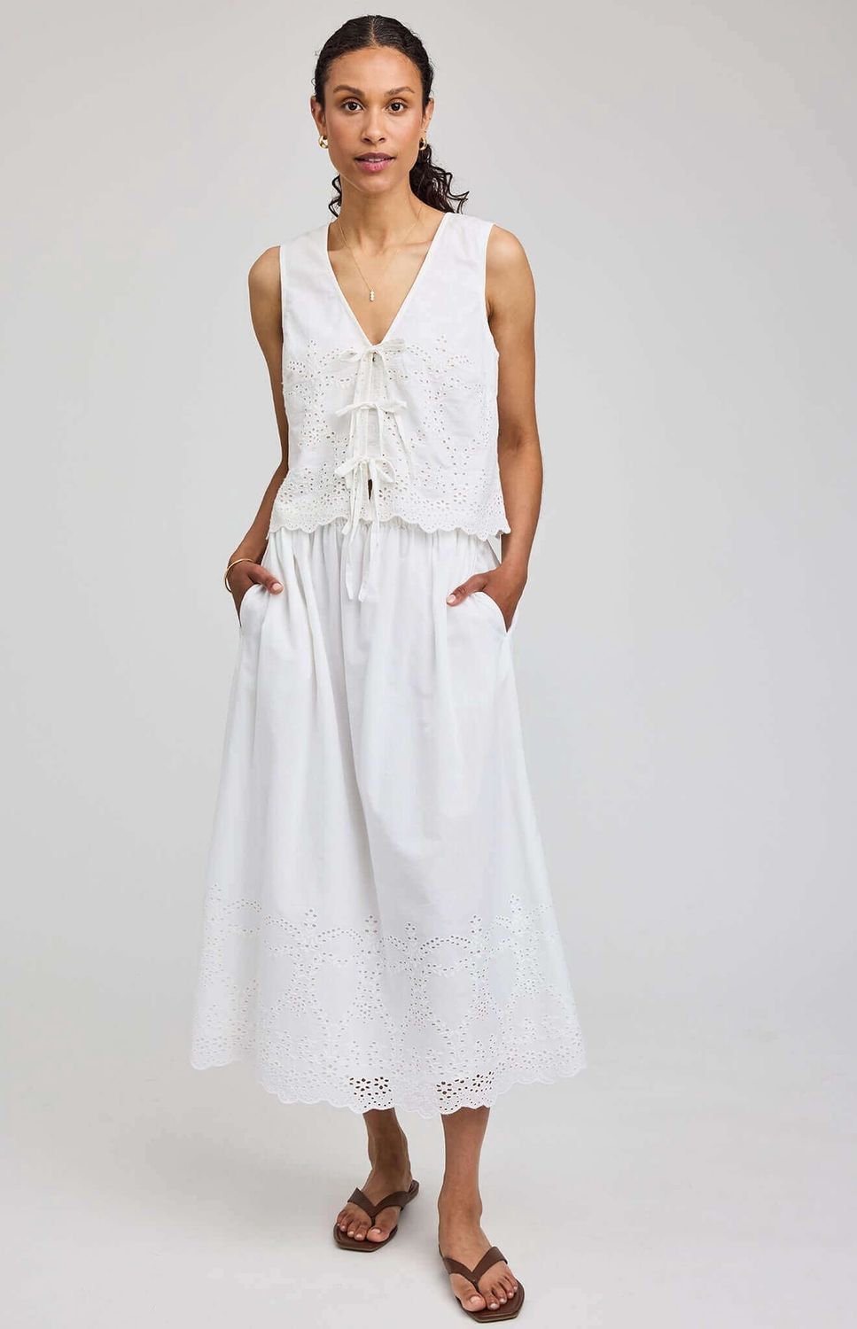 Jupe ivoire Elodie 6170
