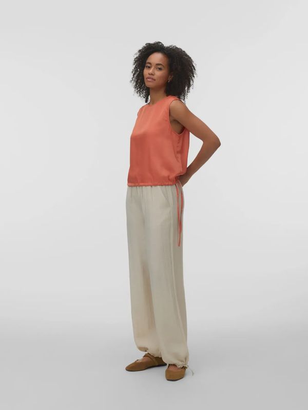 Camisole orange cordon à la taille 5224