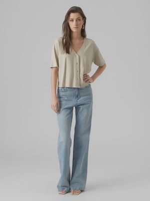 Chemisier beige 9696