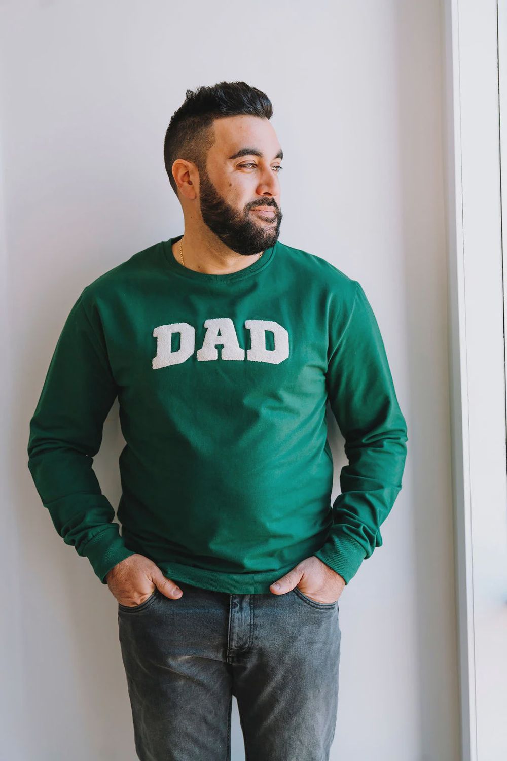 Crewneck DAD - vert forêt 762
