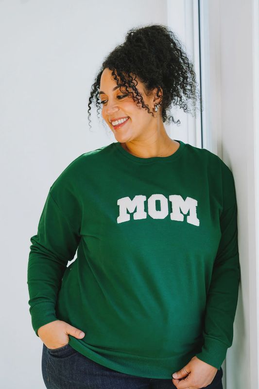 Crewneck MOM - vert forêt 764