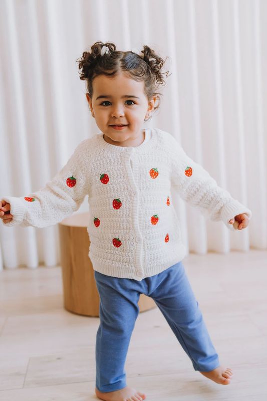 ROSE &amp; LÉO - Cardigan fraisinette - blanc 114