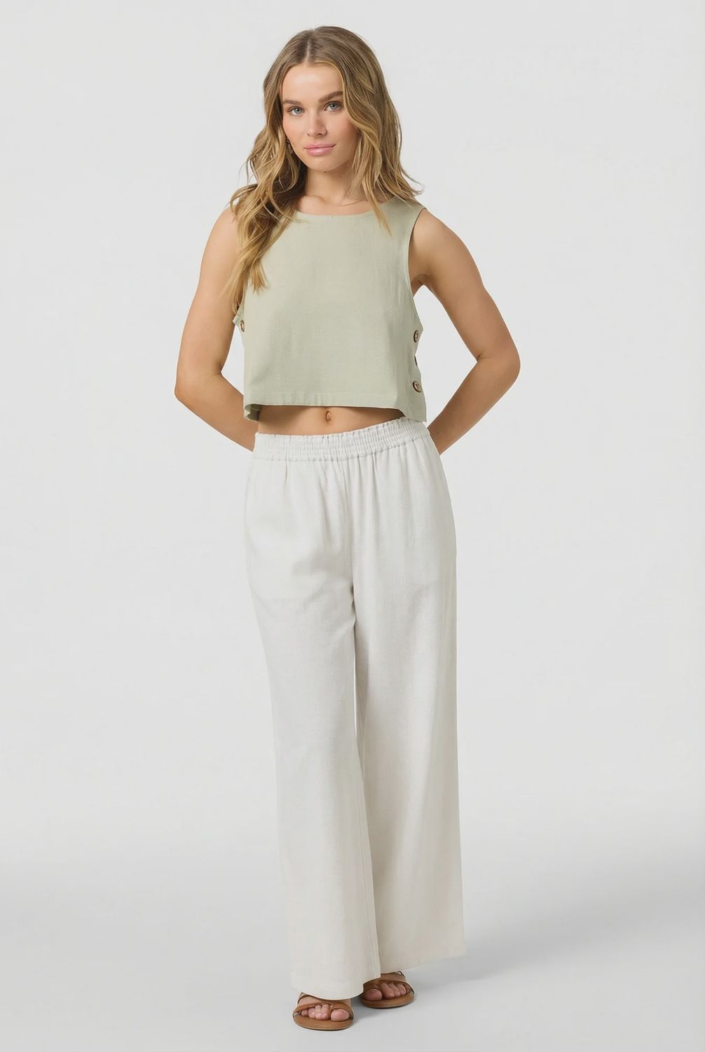 Pantalon crème 0913