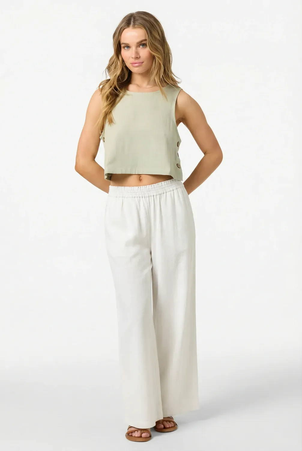 Pantalon crème 0913