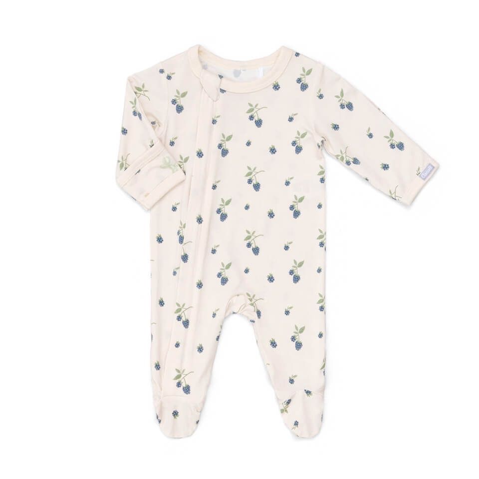 Pyjama à fermeture éclair framboise bleu 6011
