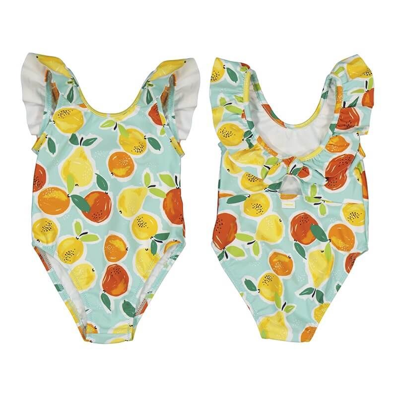 Maillot de bain aqua avec citrons 1742