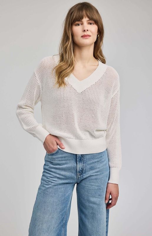 Chandail tricot blanc 3161