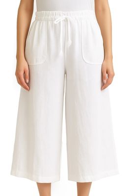 Pantalon ample satiné vanille 2835