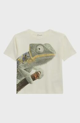 T-shirt blanc cassé Gecko 5t04