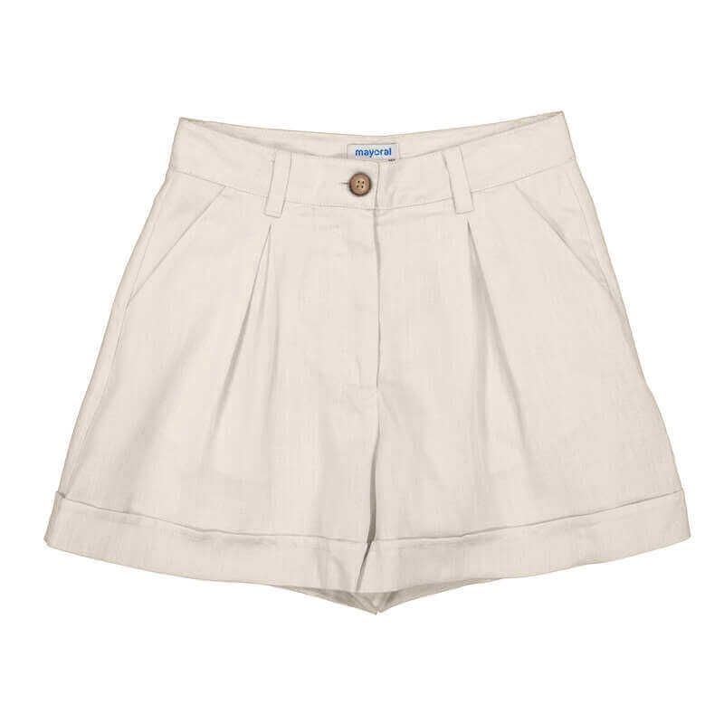 Short en imitation lin 6201