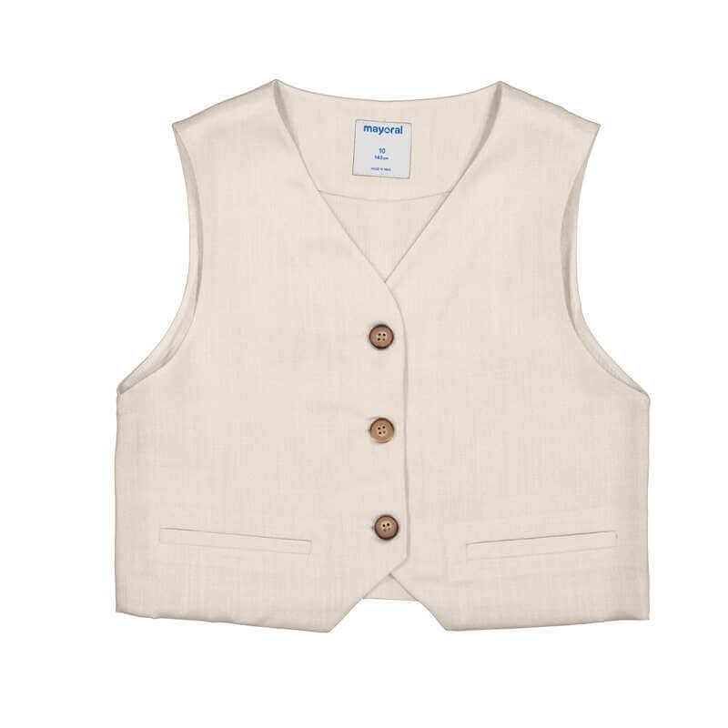 Débardeur imitation de lin  6355