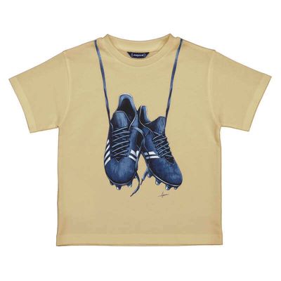 T-shirt imprimé soulier soccer 3075