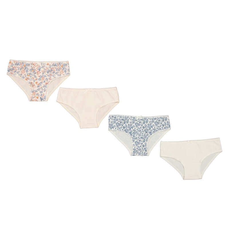 Ensemble 4 culottes assorties Saumon 0174