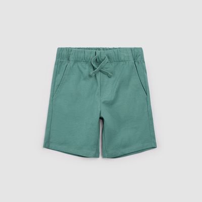 Short en jersey vert sauge b05k