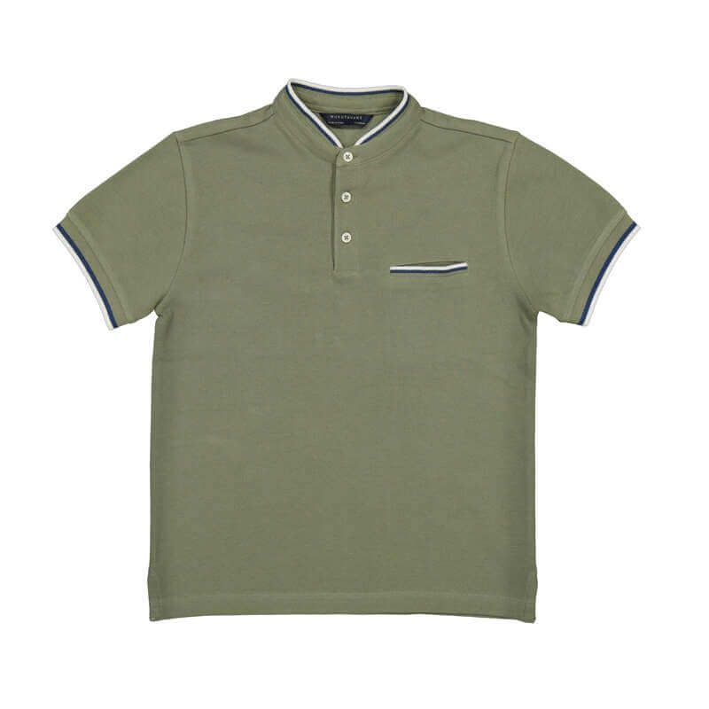 Polo vert olive 6163