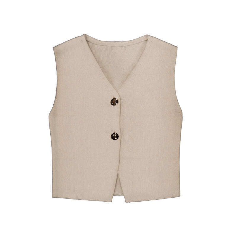 Débardeur tricot à boutons 6020