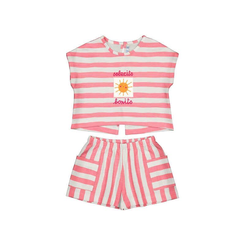 Ensemble short en maille 1208