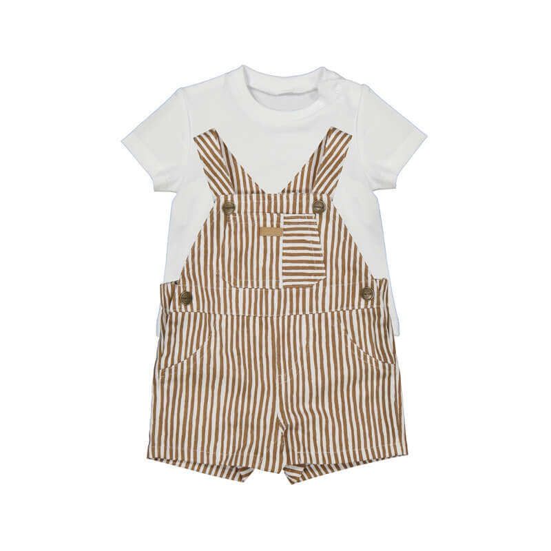 Ensemble salopette cacao 1623