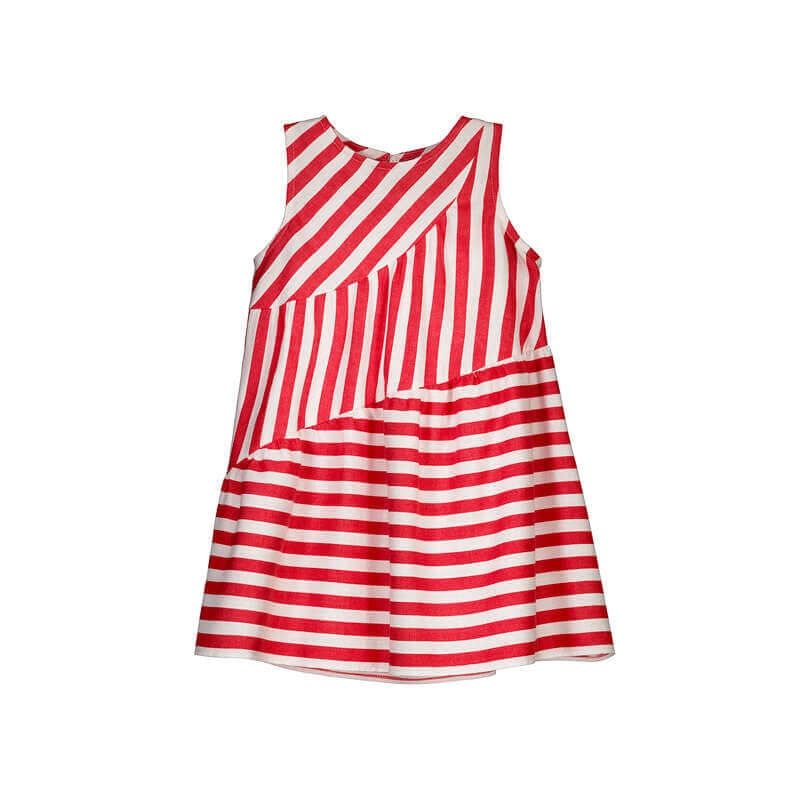 Robe rouge à rayures 3937