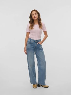 T-shirt basic rose 5607