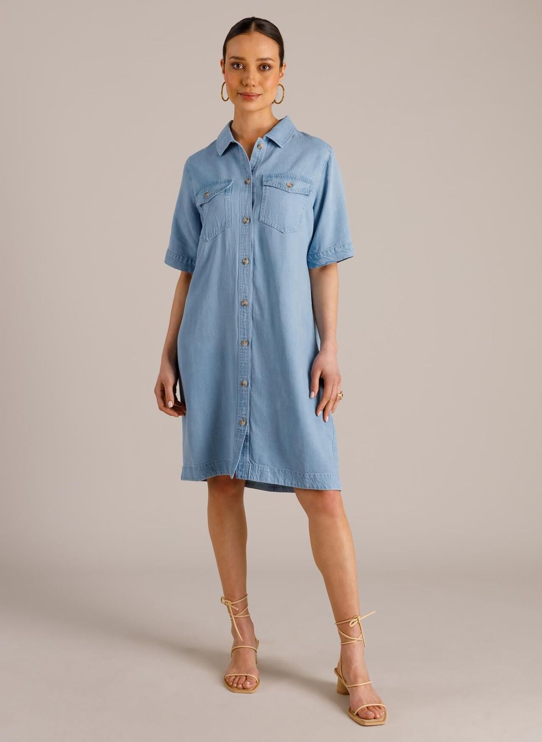 Robe ample en jean 6388