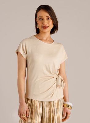 T-shirt Mariza beige 6349