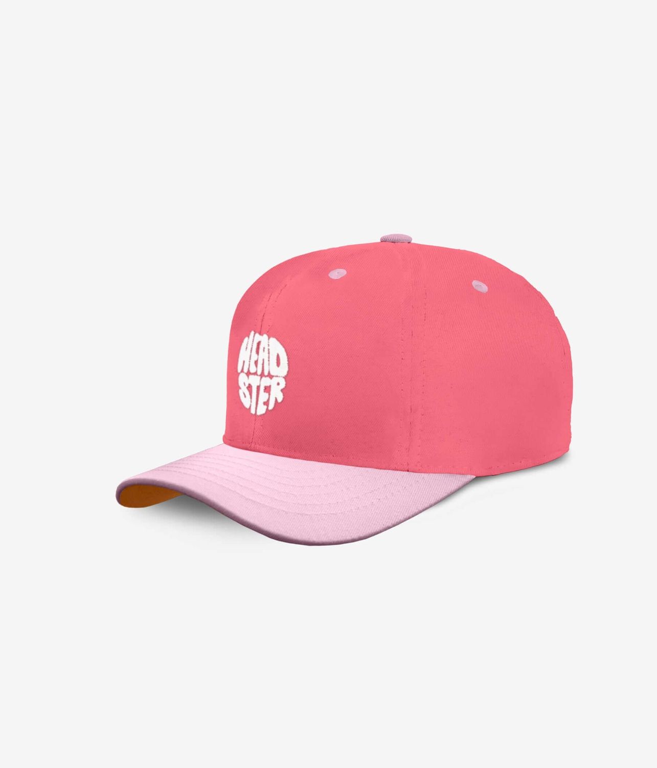 Casquette rose et corail