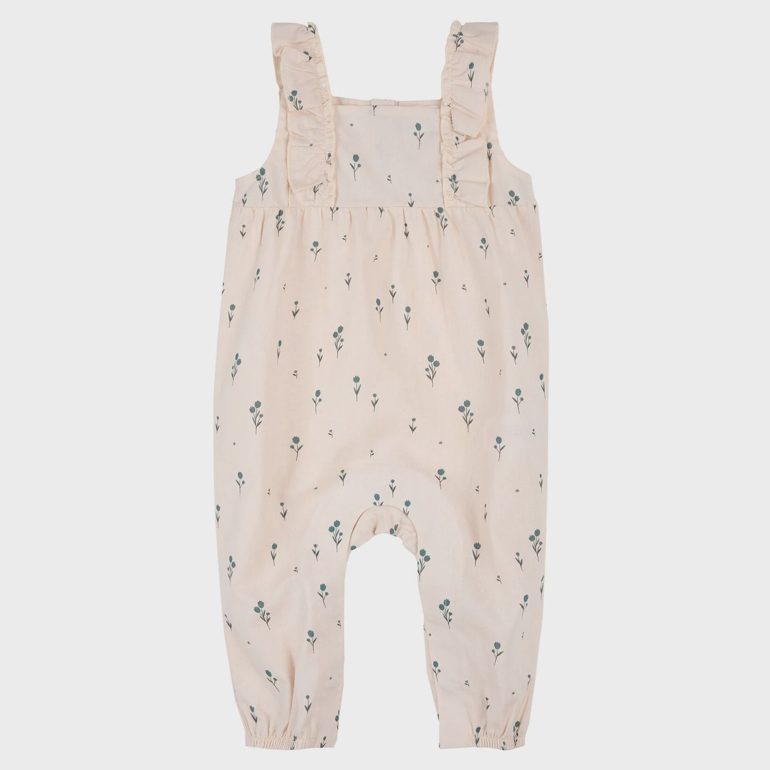 Barboteuse rose motif tulipe N01B