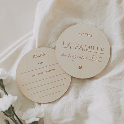 Pastille de bois - La famille s'agrandit GRAN