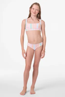 Maillot 2 pièces BALI FLORAL SQUARE NECK TANK SET