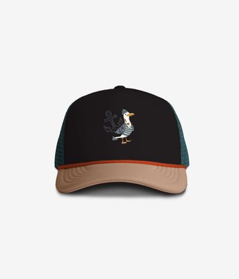 Casquette capitaine mouette – Noir 000