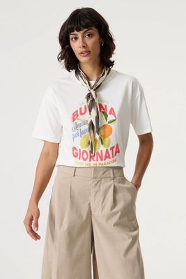 T-shirt ivoire la dolce vita 0005