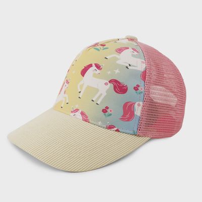 Casquette de baseball imprimée pour enfants licorne