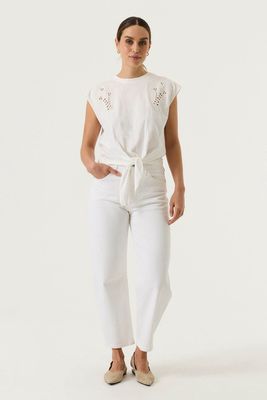 T-shirt blanc cassé 0003