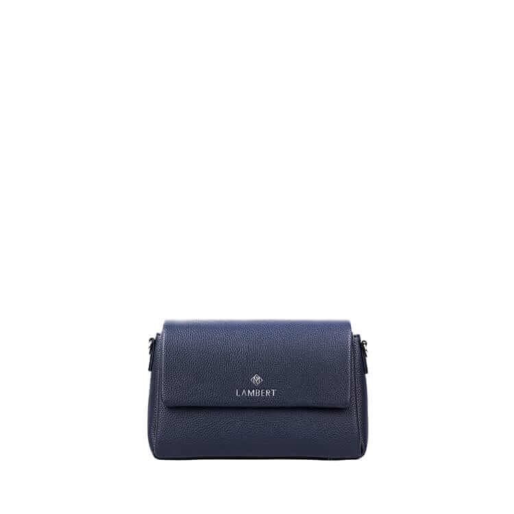 Le Judy - Sac à main bandoulière en cuir vegan marine