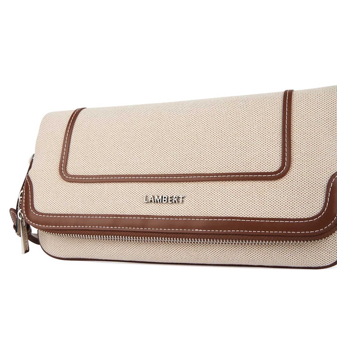 Le Adele – Sac à main 3-en-1 en canevas hazelnut