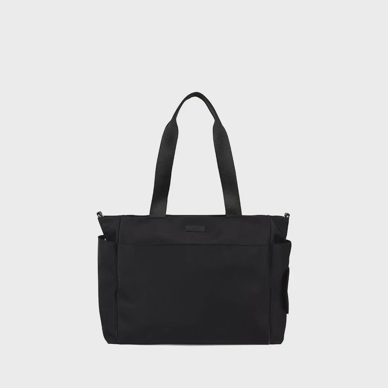 Le Milani – Sac fourre-tout maternité en nylon noir