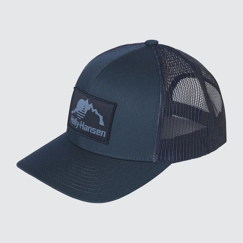 Casquette unisexe marine avec filet 597
