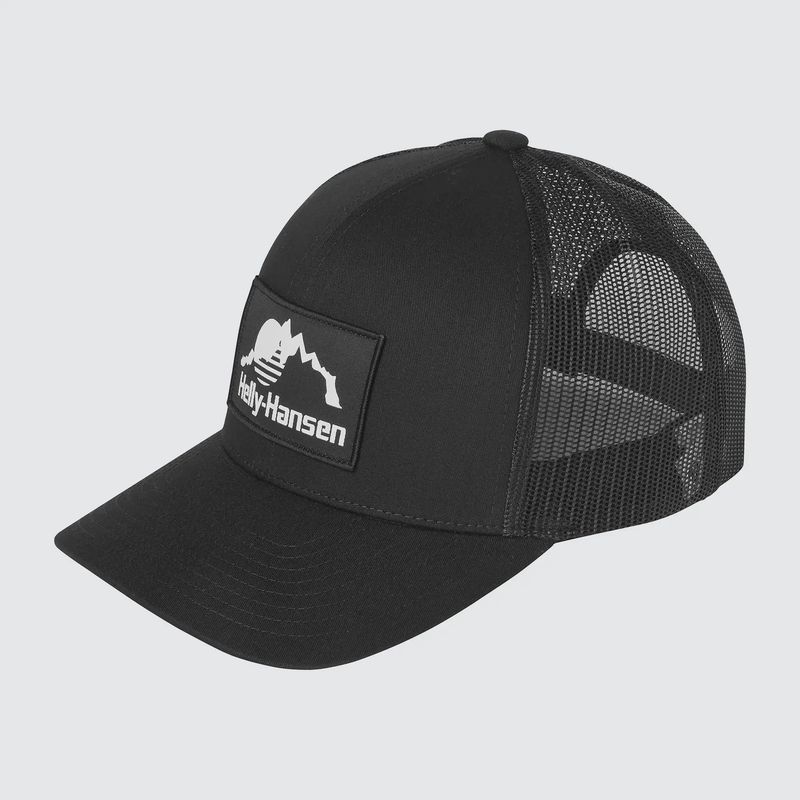 Casquette unisexe noire avec filet 990
