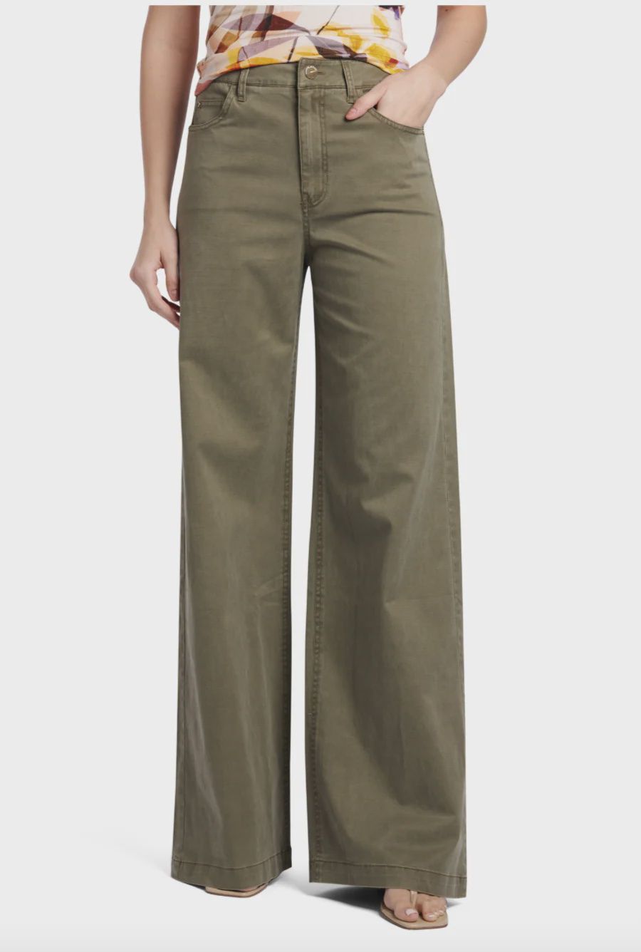 Pantalon Bellagio vert mousse 3114