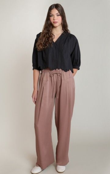 Pantalons rose poudré 702D