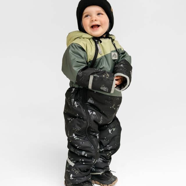 Habit de neige 1 pièce pour bébé -  imprimée sport 332