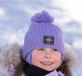 Tuque en tricot lilas – 581