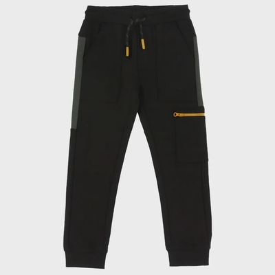 Jogging noir avec poche -112