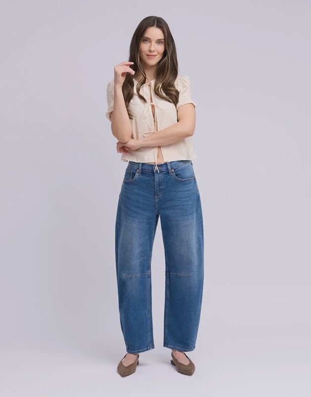 Jeans barrel classic rise 456A